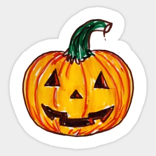 Happy Halloween PumpkinHead! Sticker